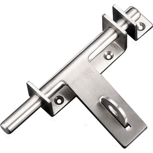 Stainless Steel Bolt 304 Heavy-Duty Left and Right Bolts Sliding Bolt Door Lock Latch