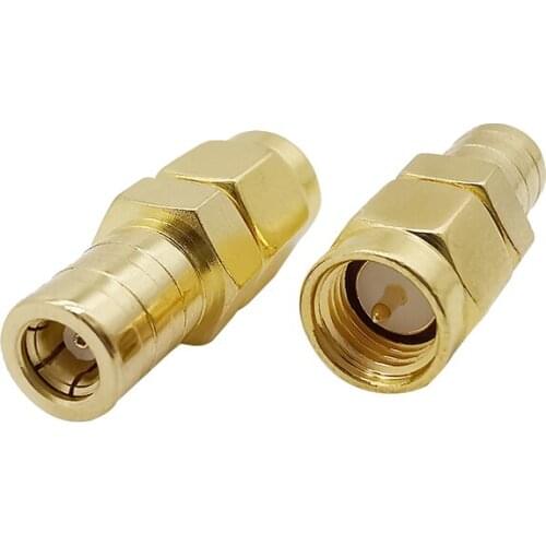 2Pcs SMA Male Plug to SMB Female Jack RF Coaxial Adapter Connector Gold-plated Convertor for Sirius XM Satellite Radio Antennas