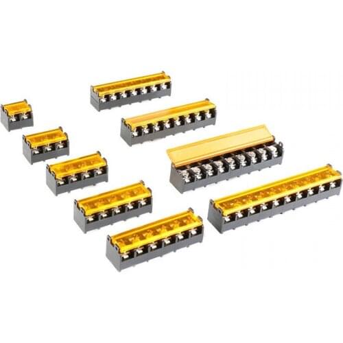 50pcs HB9500 HB-9500 Lid Barrier Terminal 9.5MM Pitch 300V 30A High Current Connectors Barrier Blocks 2/3/4/5/6/7/8/9/10Pin
