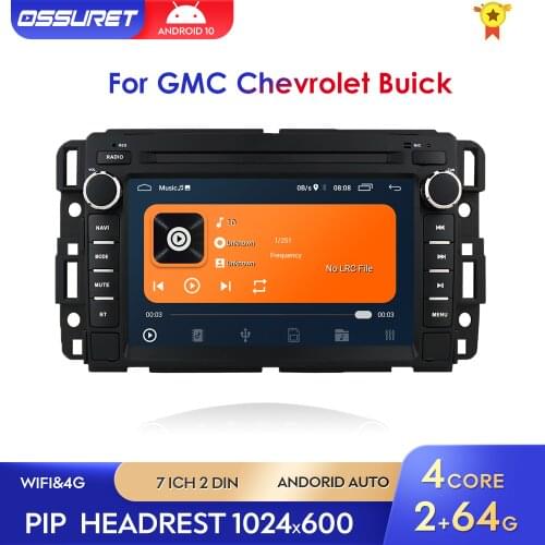 Android10 2G+64G Car Radio Multimedia Video Player Navigation GPS 2 din For Chevrolet Silverado Impala GMC Yukon Acadia Sierra