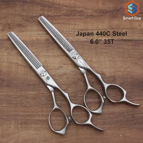Free shipping 6.0" inch 35Teeth in 30% hair off professional best selling Har thinning scissors in Japan 440C steel, S27-F635