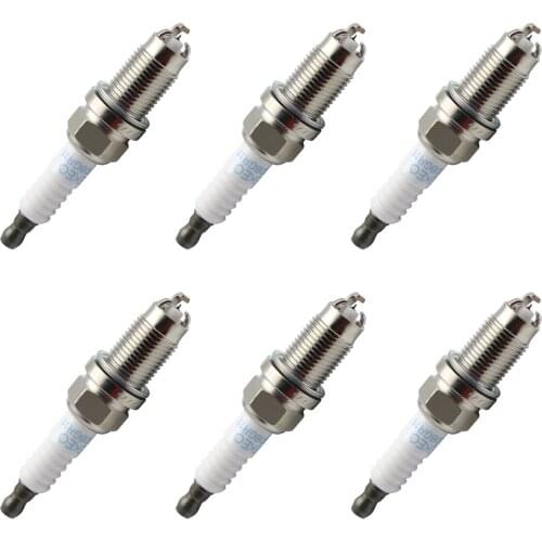DEKEO Spark Plug Iridium 3-Electrode for TOYOTA ALLION AVENSIS CALDINA GAIA ISIS NOAH/VOXY OPA VISTA(V5) SK20BGR11 6PCS
