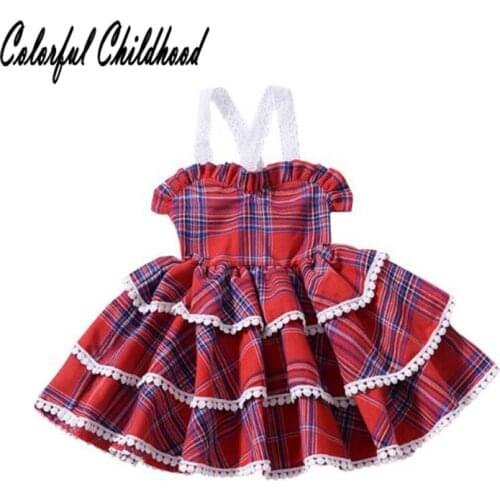 Vintage englad style princess girls party dress 3 layers princess girls party wedding costumes infant bebe vestidos 1-5Yrs