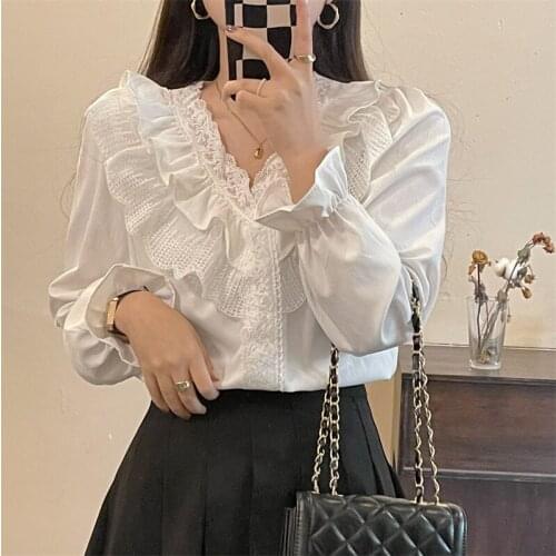 Gasparine Womens Chiffon Blouses