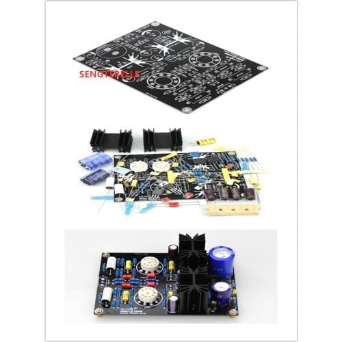 HIFI Tube MM RIAA Turntable Phono preamplifier board / Pcb / kit base on SHUER M-65 with out tubes
