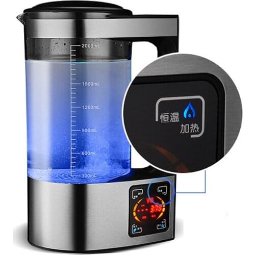 2L Rich Hydrogen Water Bottle Alkaline Water Ionizer Machine Water filter Drink Hydrogen Water Generator 110V/220V