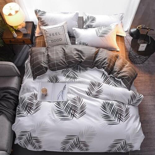 Dinosaur Bedding Set Fashion Fruit Cartoons Flat Sheets Adult Children Bed Linen Duvet Quilt Cover Pillowcase Kawaii Boys Girl