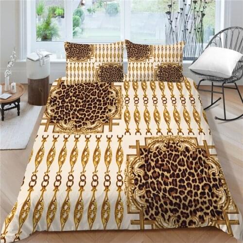 Gold Bedding Set Luxury Duvet Cover Set Bedroom Comforter Cover Set Girls Boys Bedclothes Home Textile