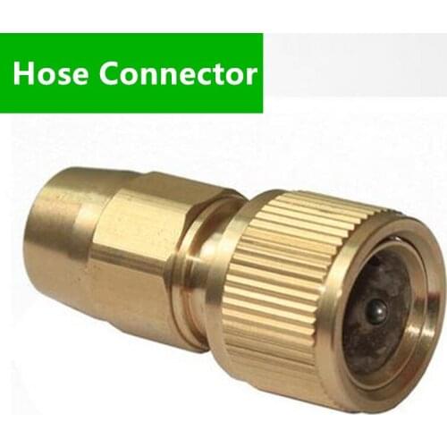 3pcs/pack 3/8inch Brass Quick Coupling Connector For Water Gun Water Tap Connector For Garden Irrigation X131