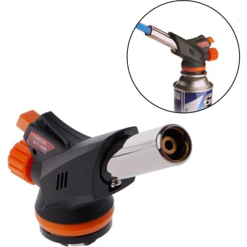 Metal Flame Gun Welding Gas Torch Lighter Heating Ignition Butane Portable Camping Drop Ship