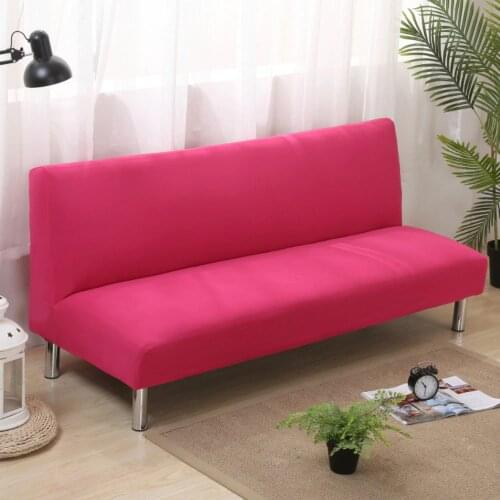 Lovely Solid Folding Sofa Cover sofa bed sofa-slip cover capa de sofa canape 150-190 cm 10 colors available free shipping