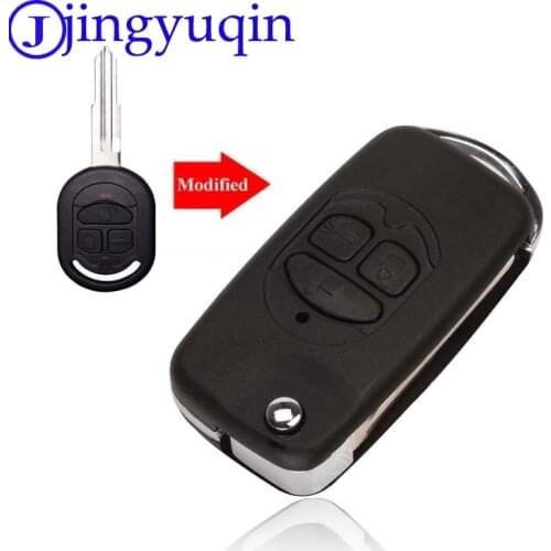 Jingyuqin Modified Folding Remote Key Shell For Chevrolet Buick Excelle 2005-2018 3 Buttons Car Key Shell Cover Case