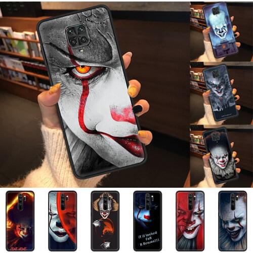 Soft Coque For Xiaomi Redmi Note 9S 9 8 8T 9C 9A Mi Poco M3 X3 NFC 9T 10T Pro 5G Phone Case Back Shell Pennywise De Clown Horror
