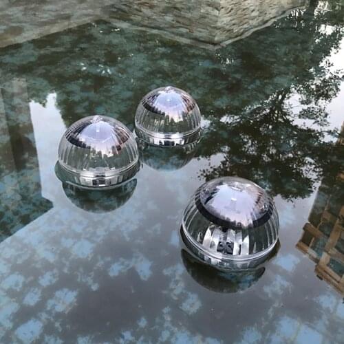 Solar Powered Floating Pond Light Garden Swimming Pool LED Lamp Waterfall Fountain Submersible Led Lights Solar Led Light Float