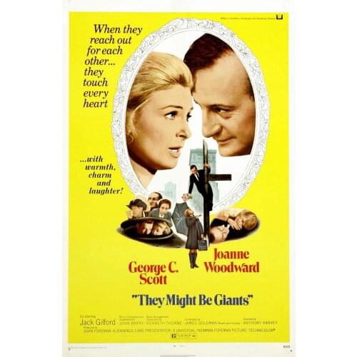 They Might Be Giants Movie Art print Silk poster Home Wall Decor