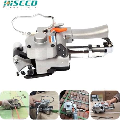 Pneumatic Packer PET Plastic Steel Band Packer Packing Band Packer Free Buckle Packer Banding Hot Melt Packer Portable Tensioner