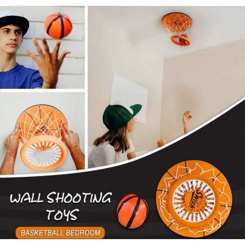 Ceiling Sport Indoor Mini Basketball Hoop for Kids Toy Game Includes Basketball Net Backboard and Mini Basketball