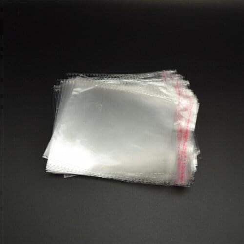 500PCS 12*16CM Clear Self Adhesive Seal Plastic Bags Transparent Opp Packing Bags