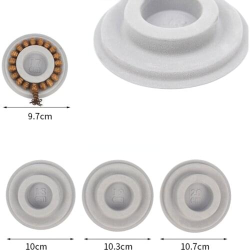 Gray Flocked Bead Board For DIY Bracelet Necklace Beading Jewelry Making Organizer Tray Measuring Tool Design Craft Accessories