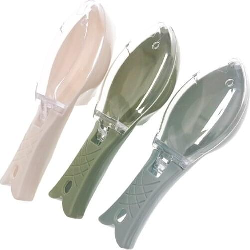 Fish Scale Brush Kitchen Tools Accessories Scraping Fish Skin Brush Fishing Tool Fish Knife Fast Cleaning Fish Peeler Scraper