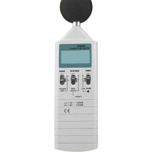 TES-1350A Sound Level Gauge Noise Tester with Built-in Sound Calibrator 0.1dB Resolution