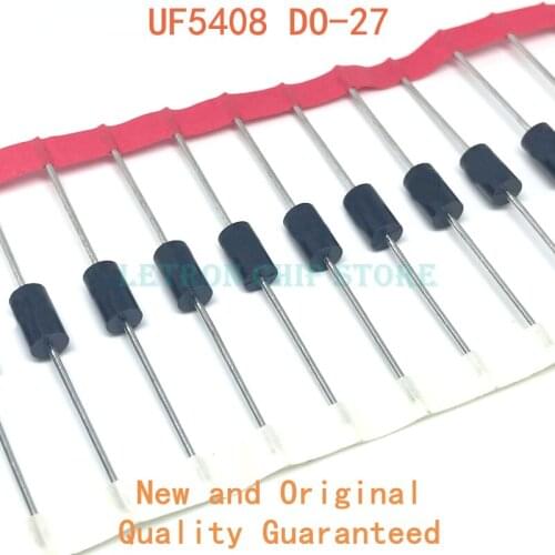 20PCS UF5408 DO-27 DO-201 3A 1000V Ultrafast recovery diode