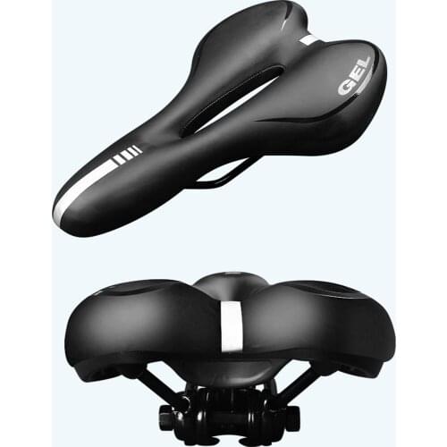 Bicycle Saddle Comfortable Shockproof MTB Road Bike Saddles Mountain Bike Racing Saddle Silicone Soft Seat Cushion