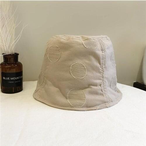 Spring summer women Bucket Hat fisherman cap basin cotton Bonnet peaked cap Panama hat bonnet Fishing hat chapeu bucket