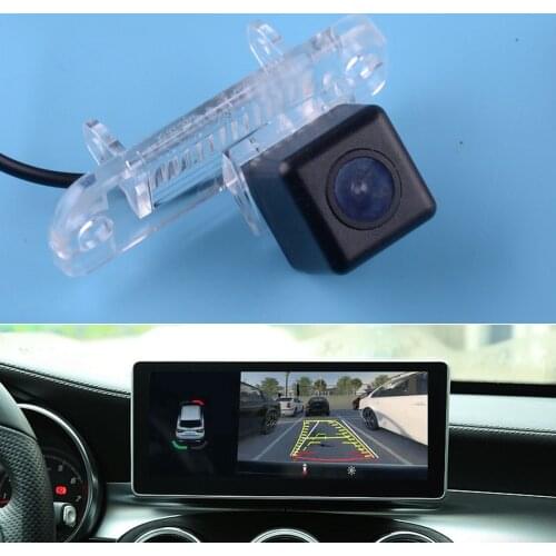 Car Reverse Rear View Backup Camera fit for Mercedes CLS E C W203 W211 W219 2007 Backlight Compensation NTSC 640 (H)x480 (V)