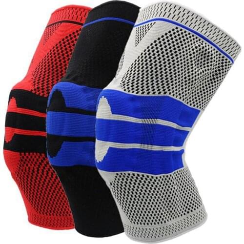 1Pc Sport Nylon Fitness Knee Sleeve Support Compression Pad Brace Protector Knee Protection Running Basketball Volleyball