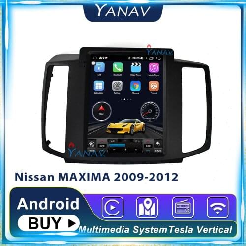 2 din Android car auto radio Tesla style for Nissan MAXIMA 2009-2012 stereo radio multimedia player GPS navigation DVD player