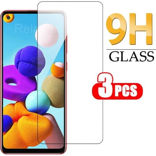 3pcs for Samsung Galaxy A21s SM-A217 Tempered glass protective glass for For Samsung A01 A21 A31 A51 A71 screen protector