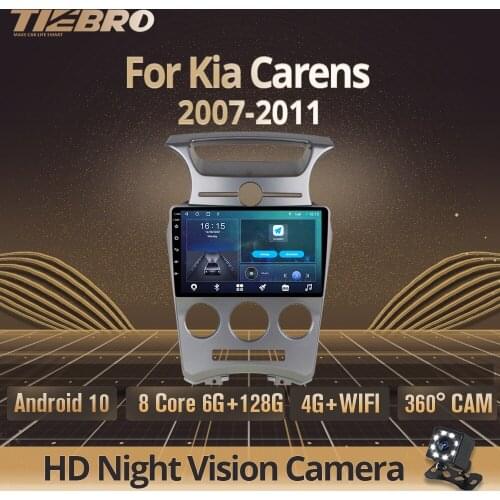2DIN Android 10 Car Radio For Kia Carens 2007-2011 GPS Navigation Stereo Receiver Car Multimedia Player DSP Auto Radio Car DVD