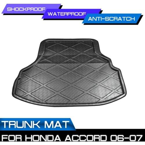 Car Floor Mat Carpet Rear Trunk Anti-mud Cover For Honda Accord 2006 2007