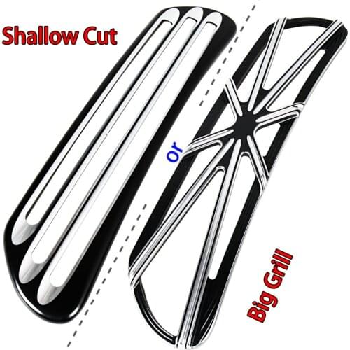 Shallow Cut Big Grill Fairing Scoop Intake Trim Accent For Harley Touring Electra Street Glide FLH/T FLHX 2014-2018 Model