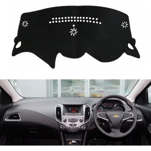 For Chevy Chevrolet CRUZE 2016 - 2018 Auto Dashboard Mat Cover Pad Anti-UV Sun Shade Instrument Carpet Protector Car Accessories