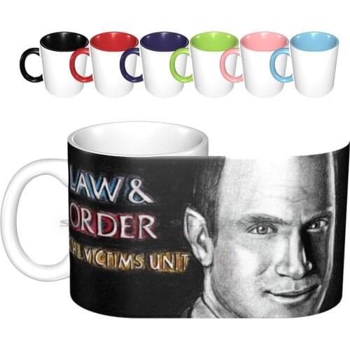 Elliot Stabler Law And Order Svu Ceramic Mugs Coffee Cups Milk Tea Mug Svu Special Victims Unit Law Order Law And Order Elliot