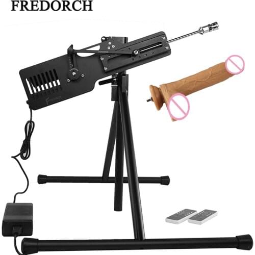 FREDORCH Large Triangle bracket Sex Machine Wireless Remote Control With Dildo Vac u Lock & 3XLR Connector super stable F14