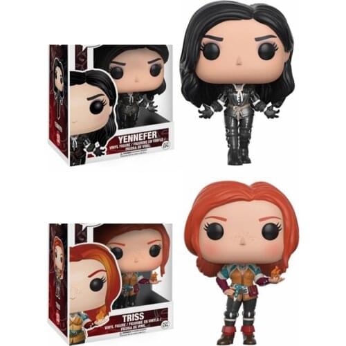 The Witchers 3 YENNEFER #152 TRISS #153 Vinyl Action Figure Model Toys for Children Gifts