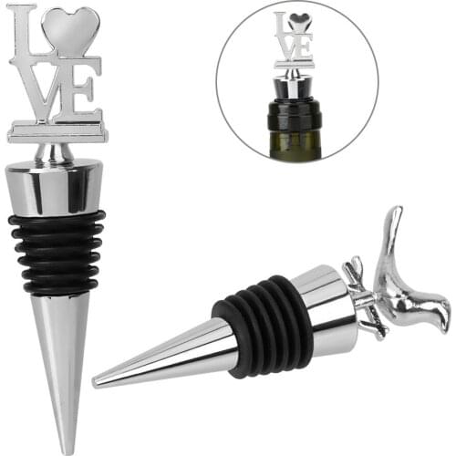 Gadgets Bottle Stoppers Wine Bottle Plug Barware Zinc Alloy Wine Stopper Bar Tools Kitchen Accessories