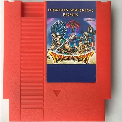 Save Progress Dragon Warrior Remix Game Cartridge Dragon Warrior 1/2/3/4, Dragon Quest 1/2/3/4 for 8 bit 72pin 60pin 8bit