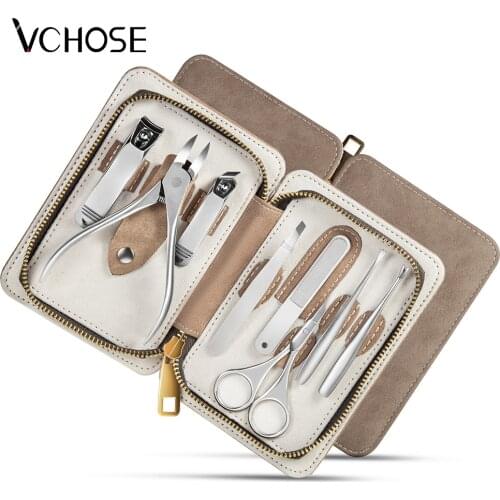 Nail Clippers Stainless Steel Manicure Fingernail Set High Quality Nail Cutter Scissors Professional Pedicure Beauty Tools Set