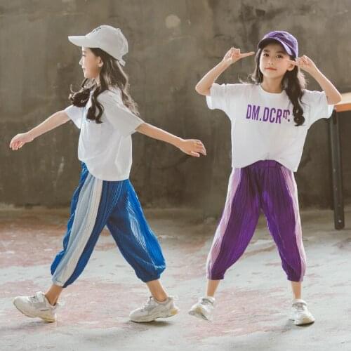 Girls Summer Clothes Kids Clothing Set Boutique Active Sports Outfits Toddler Children T Shirt + Knickerbockers 3 to 13 Years