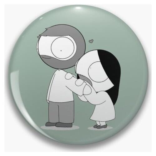 Love Bite Soft Button Pin Clothes Badge Cartoon Gift Funny Fashion Jewelry Creative Women Hat Cute Lapel Pin Decor Lover Metal