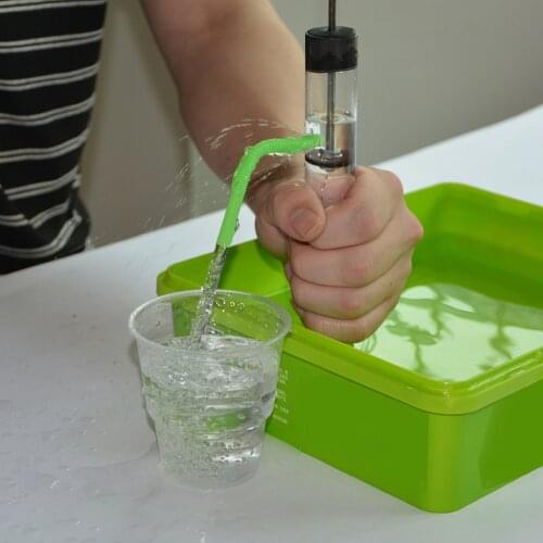 Physical Air Pressure Experiments Kit - DIY Pumping Water Model Science Physics Kid Educational Toys