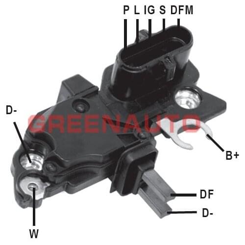 NEW Alternator Voltage Regulator For Scania, Alternator Oem 0124555013 0124555034 0124655009 0124655026