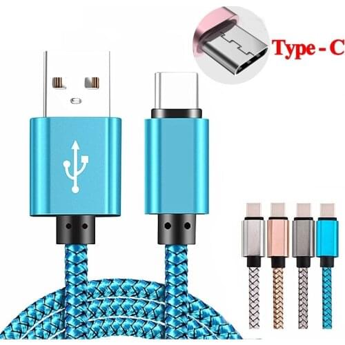 Type C Flat Fast Charger 1M USB Cable Line for huawei P20 mate 10 lite LG G6 H870 LGM-G600 K L S LG Q8 V30 + V20 Q6 G5