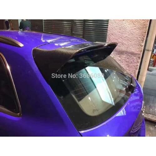 SHCHCG Carbon Fiber Rear Spoiler Tail Trunk Wing For Audi A3 Sline / S3 / RS3 Type 8V Hatchback 4 Door 2014-2018 Not for 2 Door