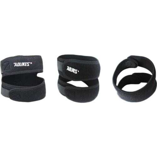 1 PCS Patella Support Adjustable Knee Brace Sleeve Wrap Cap Stabilizer Sports Black New