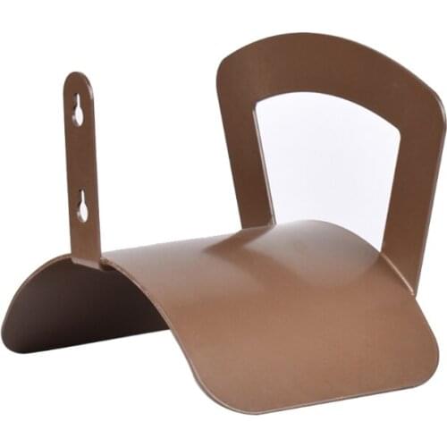 67JB Garden Hose Holder Metal Wall Mount Hose Hanger Heavy Duty Hose Organizer Rack